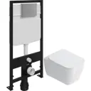 Комплект инсталляция с унитазом Stworki 559954 цвет белый