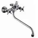 Смеситель для ванны Ekko E22118-8 двухвентильный цвет хром