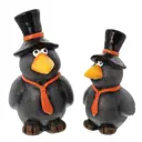 Декоративный предмет Frank Вороны в цилиндрах 06982, 2шт