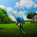 Подвесной декор Пара попугаев 18.5x6.5x22см