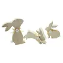 Декоративные фигуры Frank "Трио зайчиков", 3 фигуры