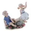 Фигурка сувенирная Simaland Малыши на качели 20x19x7.5 см