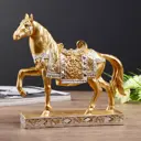 Фигурка сувенирная Simaland Золотой конь - аллюр 17.5x19.5x5.4 см