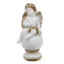 Статуэтка "Ангел на шаре" белая 44 см