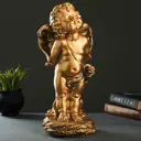 Фигура "Ангел Амур" бронза 17x16x40см