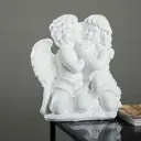 Фигура "Ангел и Фея сидя" большая, белый 19x34x44см