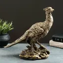 Фигура "Фазан" 30x26x11 см, бронза с позолотой