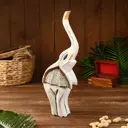 Сувенир интерьерный "Хобот вверх" дерево 15x7x35 см