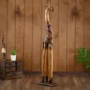 Сувенир интерьерный "Жираф с резными узорами" высота 80 см