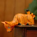 Сувенир интерьерный "Котёнок Рыжик подглядывает" 11x8x4.5 см