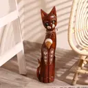 Сувенир интерьерный "Кошка резные лапки и ушки" 60x13x5 см