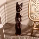 Сувенир интерьерный "Кошка уши в крапинку" высота 60 см