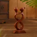 Сувенир интерьерный "Пара Бесконечность" коричневый цвет 15x7x2.5 см