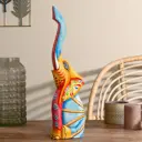 Сувенир интерьерный "Слоник разноцветный" 50x14x9 см