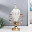 Сувенир интерьерный "Изящный кубок" золото, кракелюр 49x12.5x24 см