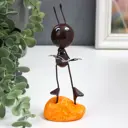 Сувенир интерьерный "Муравей с книгой" 13x4x6 см