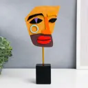 Сувенир интерьерный Абстракция Портрет мужчины 25x5x12 см