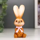 Сувенир интерьерный "Зайчик с бантиком" 10.7x5x5 см