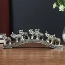 Сувенир интерьерный "Семь слонов на мосту" ветвь 8.5x4x26 см