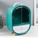 Шкатулка для косметики "Овальный комод. Зелёный" 39x15x26.5 см