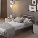 Кровать Квадрат Мета 03 90x71 см цвет серый 239