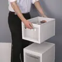 Ящик для хранения HOMSU вещей с крышкой Premium, 40x30x25 см