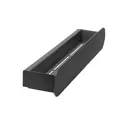 Настенная полка Greenween GW-OMEGA-500-B прямая 50x8 см цвет черный