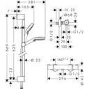 Смеситель для душа Hansgrohe 27812400