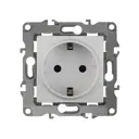 Розетка ЭРА 12-2101-01 2P+E Schuko, 16A-250В, IP20, Эра12, белый (10/100/2800)