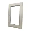 Окно ПВХ Пластикофф 2 поворотный открывающийся внутрь вправо 90х50см