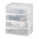 Корзина El Casa 680330 32x1x38 см полипропилен цвет прозрачный 4 шт