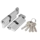 Цилиндровый механизм Ajax (AZ102/60) AZ1002Knob60 (25+10+25) CP хром