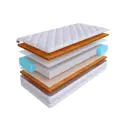 Матрас SkySleep EXPERT MAX HARD S1000 130x220 см независимый пружинный блок, полутораспальный, ортопедический, жесткий, кокосовый