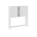 Настенная полка ТриЯ Франческа 6 секций 121x135x38 см ЛДСП цвет белый