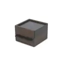 Шкатулка Umbra Stowit Mini 15.3х11.2х15.4 см дерево черный