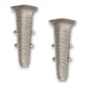 Угол внутренний для плинтуса Deconika Дуб снежный 55 мм 10 шт