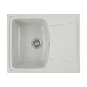 Врезная мойка Domaci Бьелла DMC-17K 60x50x20 см искусственный камень цвет серый