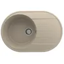 Врезная мойка Domaci Солерно DN 750-03 75x50x20 см кварц цвет бежевый