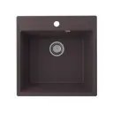 Врезная мойка Domaci Солерно DF 505-06 50.50x50.50x20 см кварц цвет коричневый