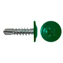 Саморез заборный Ювента с буром 4.2x16 RAL 6005 зеленый 300 шт