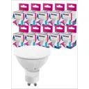 Набор ламп светодиодных Космос LED6.5wGU10C30_10 GU10 220-240 В 6.50 Вт спот матовая 520 Лм теплый белый свет 10 шт