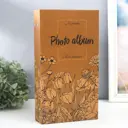 Фотоальбом "Полевые цветы" крафт 33.5x17.5x5 см