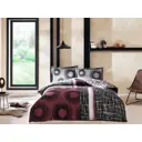 Комплект постельного белья Tac tntc1304, евро, сатин, цвет красный