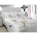 Комплект постельного белья Tac tntc404/404, евро, сатин, цвет белый