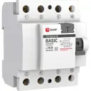 Устройство защитного отключения (УЗО) EKF ВД-100 Basic 4 полюса 40 А