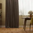 Штора на ленте Inspire Tiisetso 140x280 см цвет коричневый