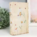 Шкатулка сейф-книга "Ромашки и божьи коровки" 21x13x5 см