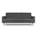 Диван Finsoffa Berus 214x86x90 см рогожка цвет графит