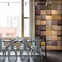 Фотообои Urban Style 3D Деревянный квадрат UST3007 300x270 см