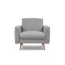 Кресло Finsoffa Verden 89x83x88 см рогожка цвет серый